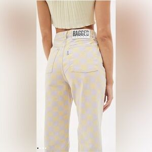 The Ragged Priest UO Exclusive
Checkered Jean Size: 28 color: yellow/ purple